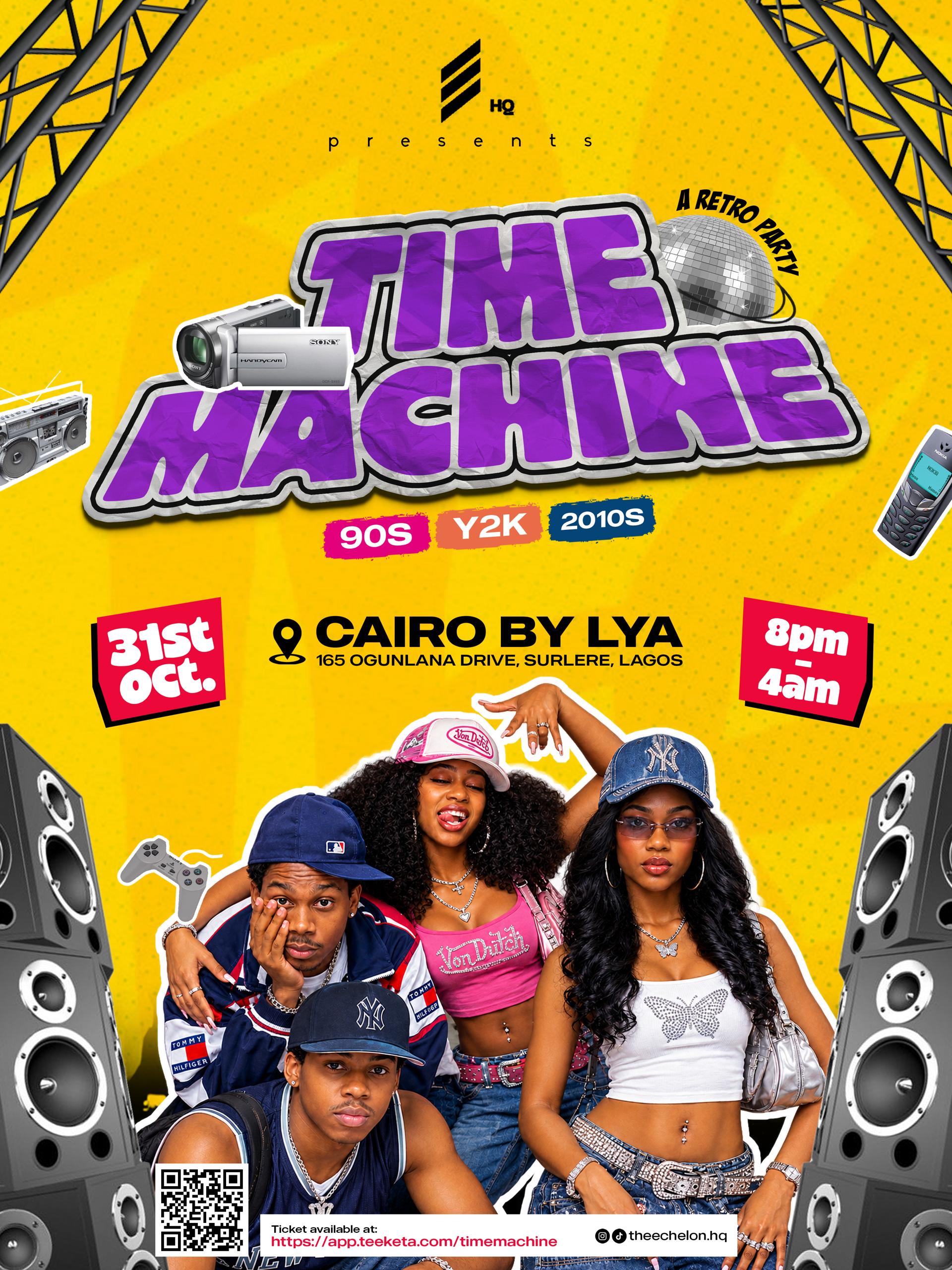 Time Machine flyer