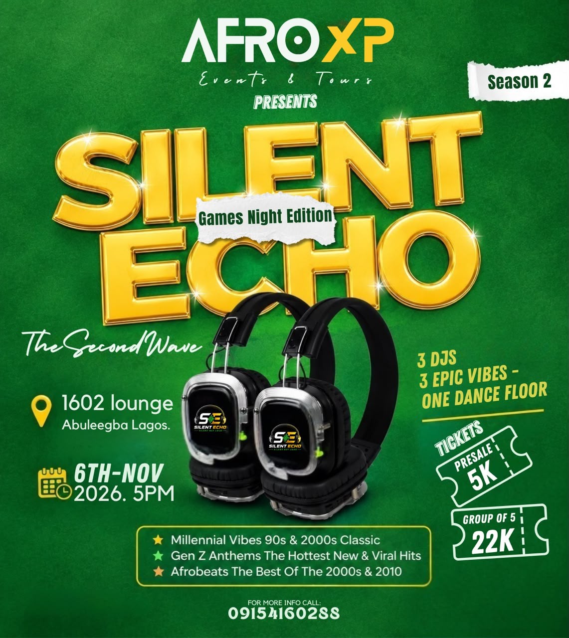 SILENT ECHO flyer